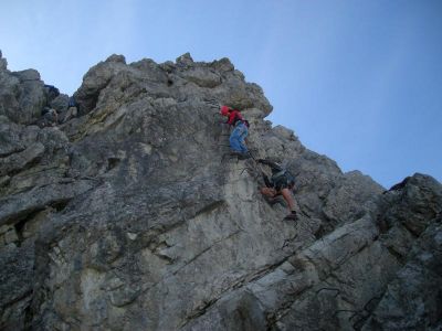 004-Kletterei am Noerdlichen Schafalpenkopf
